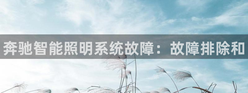 奔驰智能照明系统故障：故障排除和