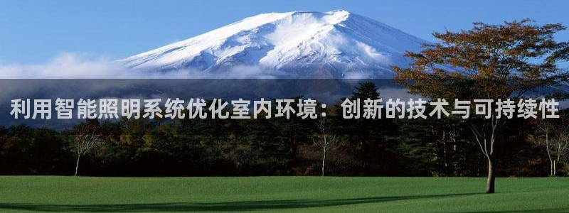 利用智能照明系统优化室内环境：创新的技术与可持续性