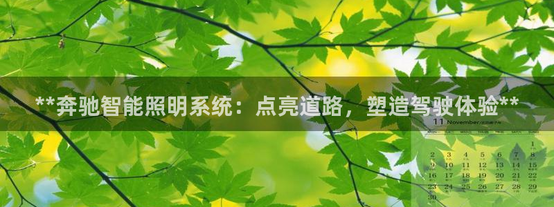 **奔驰智能照明系统：点亮道路，塑造驾驶体验**