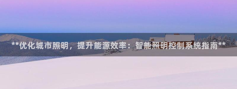**优化城市照明，提升能源效率：智能照明控制系统指南**