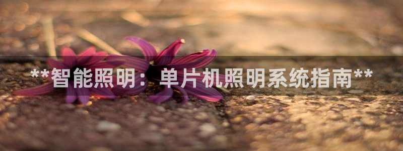 **智能照明：单片机照明系统指南**