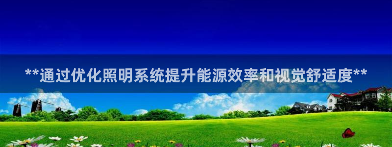 **通过优化照明系统提升能源效率和视觉舒适度**