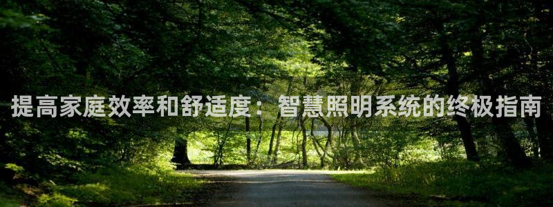 提高家庭效率和舒适度:智慧照明系统的终极指南