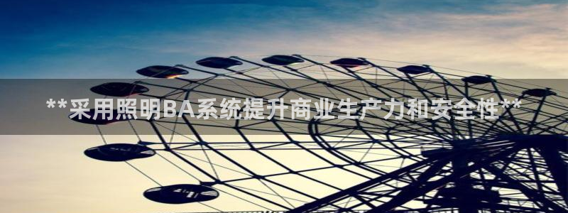 **采用照明BA系统提升商业生产力和安全性**