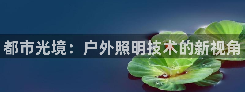 都市光境：户外照明技术的新视角