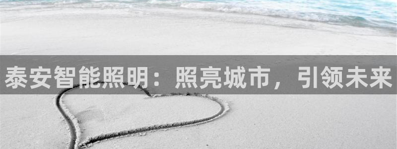 泰安智能照明：照亮城市，引领未来