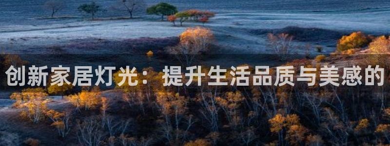 创新家居灯光：提升生活品质与美感的