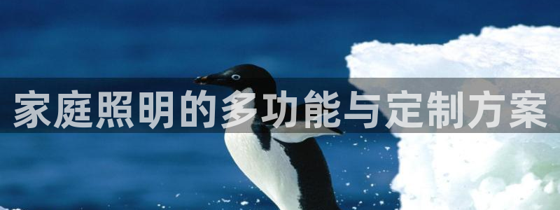 家庭照明的多功能与定制方案