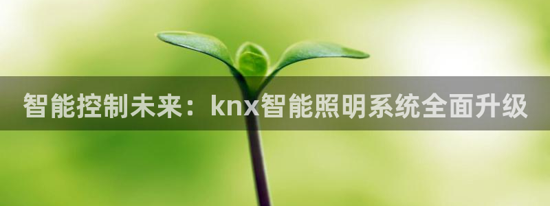 智能控制未来：knx智能照明系统全面升级