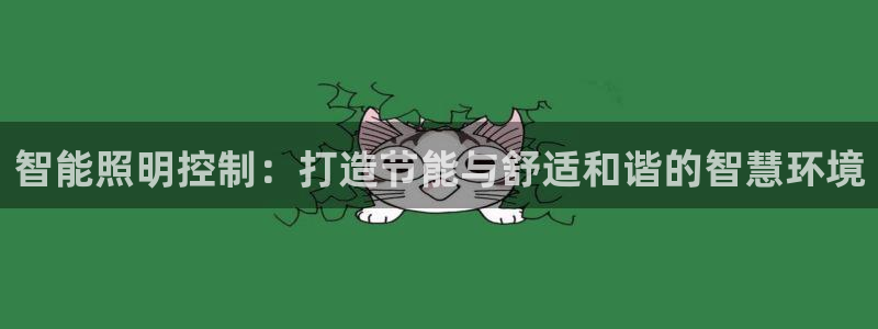 智能照明控制：打造节能与舒适和谐的智慧环境