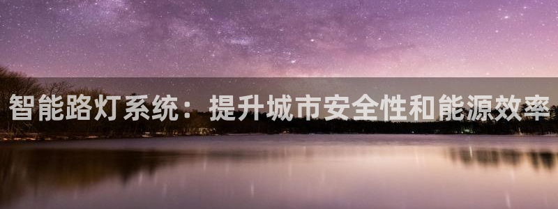 智能路灯系统：提升城市安全性和能源效率