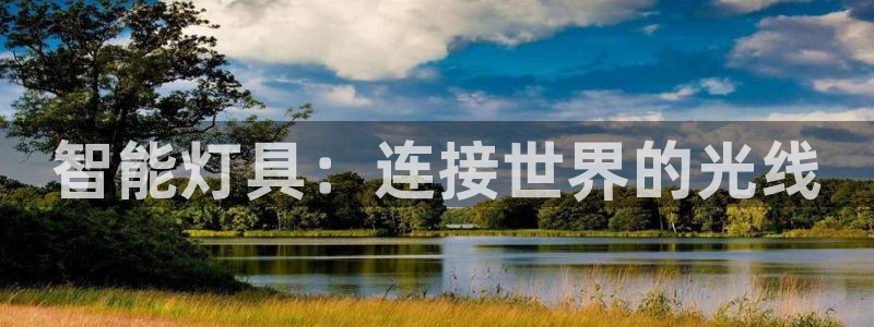 智能灯具：连接世界的光线